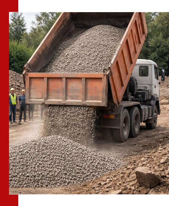 Доставка сыпучих материалов самосвалом в Якутске быстро и надежно