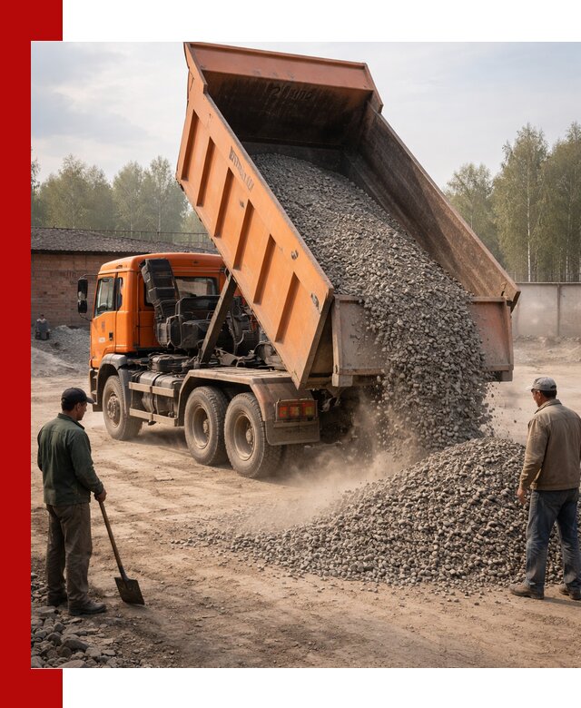 Доставка самосвалом 20 м3 в Якутске быстро и надежно