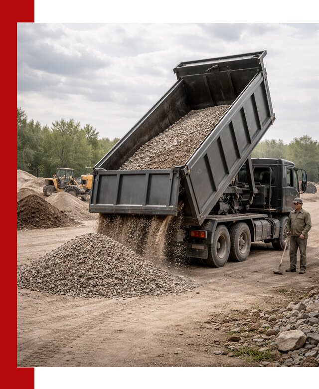 Доставка самосвалом 30 м3 по выгодным ценам в Якутске