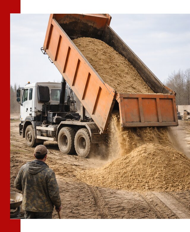 Аренда самосвала 20 тонн для перевозки грузов в Якутске