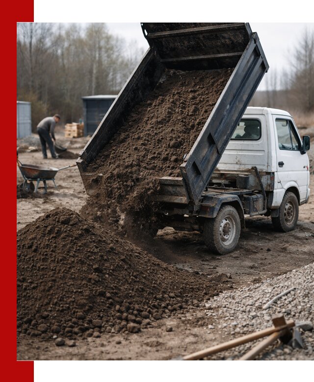 Аренда минисамосвала в Якутске для доставки сыпучих материалов