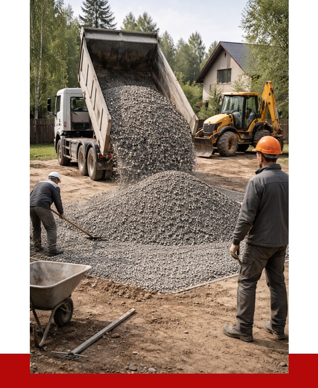 Отсыпка участка щебнем в Якутске от 6770 р. ПРОНЕРУДКтс