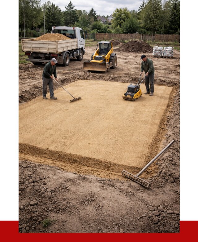 Устройство песчаной подушки в Якутске от 4687 р. ПРОНЕРУДКтс